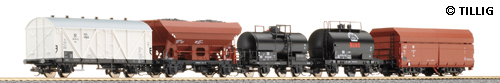 Freight car set of East Germany<br /><a href='images/pictures/Tillig/01560.jpg' target='_blank'>Full size image</a>